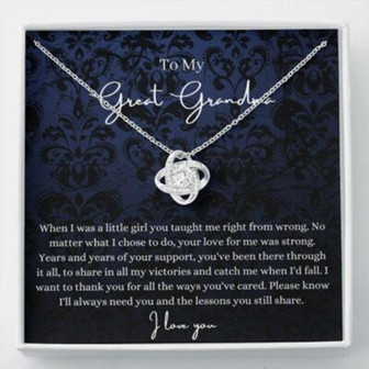 Grandmother Necklace, To My Great Grandma Necklace, Gifts For Grandmother From Great Grandchildren - Thegiftio UK