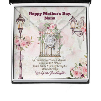 Grandmother Necklace, Vintage Gift For Your Beloved Grandma On Mother’S Day With French Vibe Necklace - Thegiftio