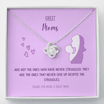 Great Moms Love Knot Necklace - Thegiftio UK