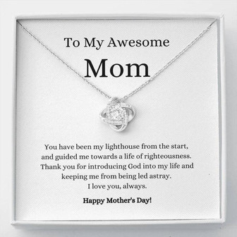 Guiding Light | Love Knot Necklace - Thegiftio UK