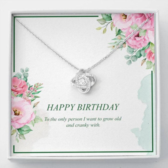 Happy Birthday Wife-Love Knot Necklace - Thegiftio UK