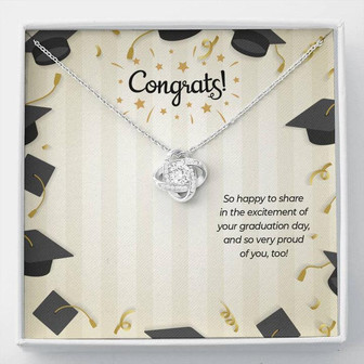 Happy Graduation - Love Knot Necklace - Thegiftio UK