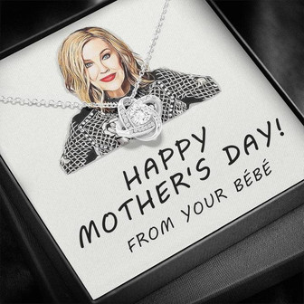 Happy Mother's Day, From Your Bebe, Love Knot Necklace - Thegiftio UK