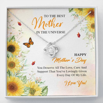Happy Mother's Day Gift - All The Love - The Love Knot Necklace - Thegiftio