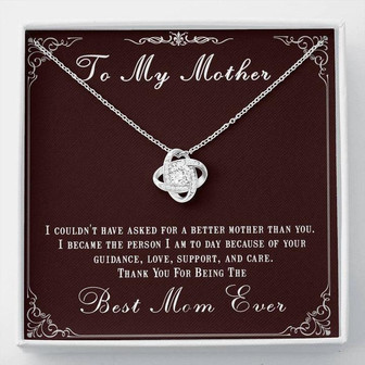 Happy Mother's Day Gift - Best Mom Ever - The Love Knot Necklace - Thegiftio