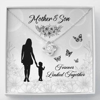 Happy Mother's Day Gift - Mother & Son - The Love Knot Necklace - Thegiftio UK