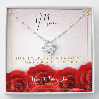 Happy Mother´S Day Love Knot Necklace - Thegiftio UK
