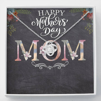 Happy Mother's Day Mom - Love Knot Necklace - Thegiftio UK