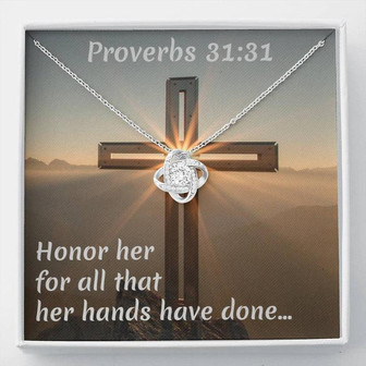 Honor Her - Love Knot Necklace - Thegiftio UK