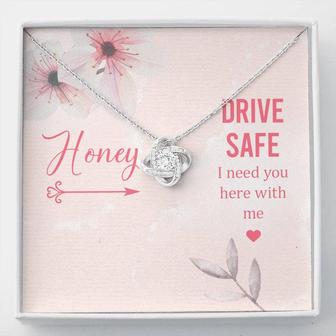 Hony Drive Safe I Need You Here With Me - Love Knot Necklace - Thegiftio UK