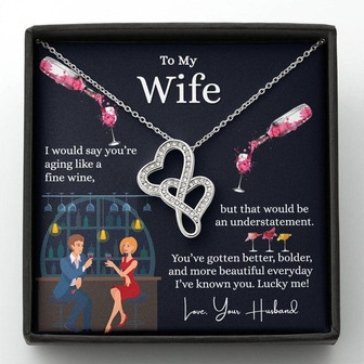 Husband To Wife - Love Knot Necklace For Gift - Thegiftio UK