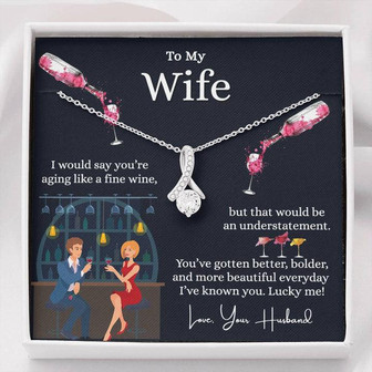 Husband To Wife - Love Knot Necklace For Gift - Thegiftio UK