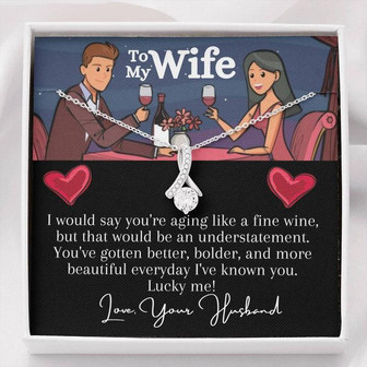 Husband To Wife - Love Knot Necklace For Gift - Thegiftio UK