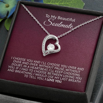 I Choose You - Love Knot Necklace - Thegiftio UK
