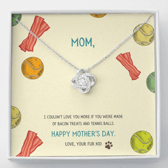 "I Couldn't Love You More" - Mother's Day Love Knot Necklace - Thegiftio UK