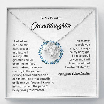 I Love You For All Eternity - Love Knot Necklace - Thegiftio UK
