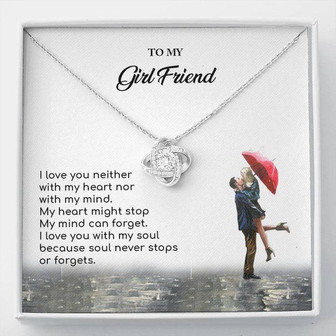 I Love You With My Soul - Love Knot Necklace - Thegiftio UK