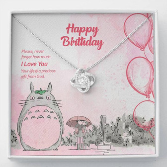 I Love You! You're The Precious Gift From God - Love Knot Necklace - Thegiftio UK