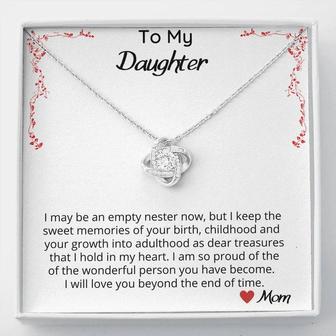 I May Be An Empty Nester - Love Knot Necklace - Thegiftio UK