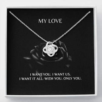 I Want You - Love Knot Necklace - Thegiftio UK