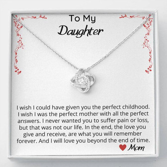 I Wish I Could Have Given You - Love Knot Necklace - Thegiftio