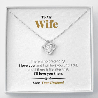 I'll Love You Forever - Love Knot Necklace - Thegiftio UK
