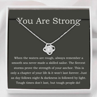 Inspirational Necklace Gift, Illness Get Well, Break Up Gift, Encouragement Gift - Thegiftio UK