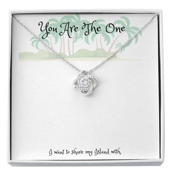 Island Star Love Knot Necklace - Thegiftio UK
