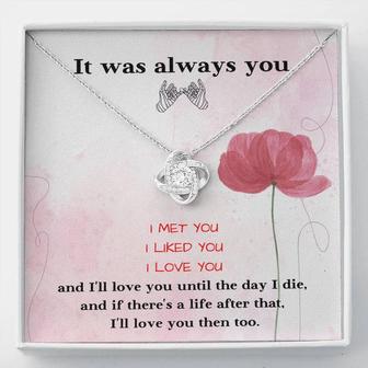 It Was Always You - Love Knot Necklace - Thegiftio UK