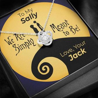 Jack & Sally, Love Knot Necklace, Simply Meant To Be - Thegiftio UK