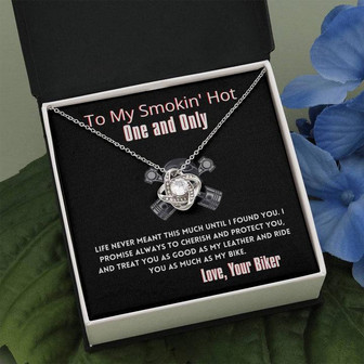 Life Never Meant This Much Love Knot Necklace - Thegiftio UK