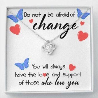 Love And Support Love Knot Necklace Gift - Thegiftio UK