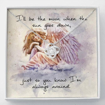 Love Knot Necklace – Angel Message Card - Thegiftio UK
