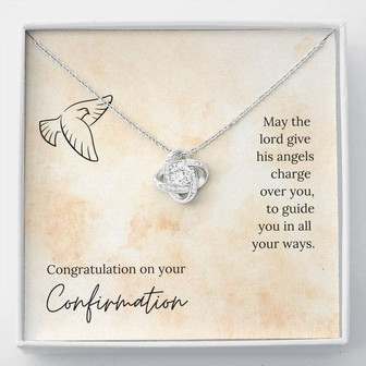 Love Knot Necklace - For Confirmation - Thegiftio UK