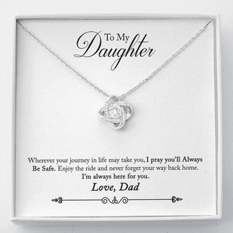 Love Knot Necklace - For Daughter - Thegiftio UK