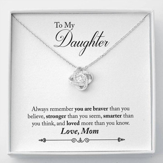 Love Knot Necklace - For Daughter - Thegiftio UK
