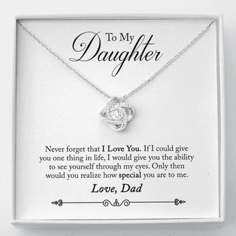 Love Knot Necklace - For Daughter - Thegiftio UK