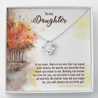 Love Knot Necklace - For Daughter - Thegiftio UK