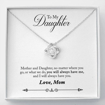 Love Knot Necklace - For Daughter - Thegiftio UK