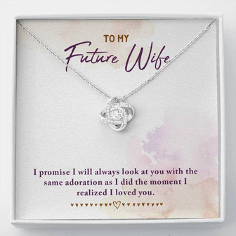 Love Knot Necklace - For Future Wife - Thegiftio UK
