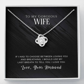 Love Knot Necklace - For Wife - Thegiftio UK
