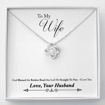Love Knot Necklace - For Wife - Thegiftio UK