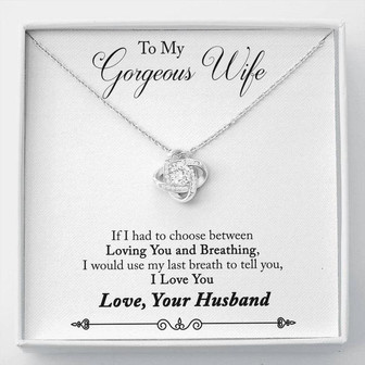 Love Knot Necklace - For Wife - Thegiftio UK