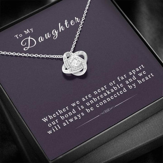 Love Knot Necklace - The Perfect Gift For Daughter - Thegiftio UK