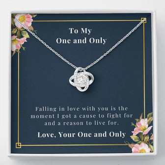 Love Knot Necklace - To My One And Only - Thegiftio UK