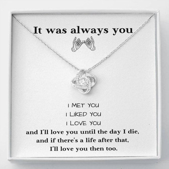 Love Knot Necklace, Always Remember You Are Loved, Birthday Gift For Daughter, To My Daughter Necklace, Present From Mom, You Are The Best Mom - Love Knot Necklace, Knot Love Necklace, Anniversary, Birthday Gift For Wife/Girlfriend From Husband, To My Smo - Thegiftio UK