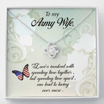 Love Knot Necklace Amy Wife - Thegiftio UK