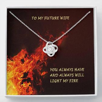 Love Knot Necklace And Gift Box: Light My Fire - Thegiftio UK