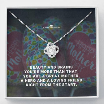 Love Knot Necklace For A Great Mom - Thegiftio UK