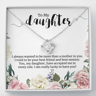 Love Knot Necklace For Daughter - Thegiftio UK